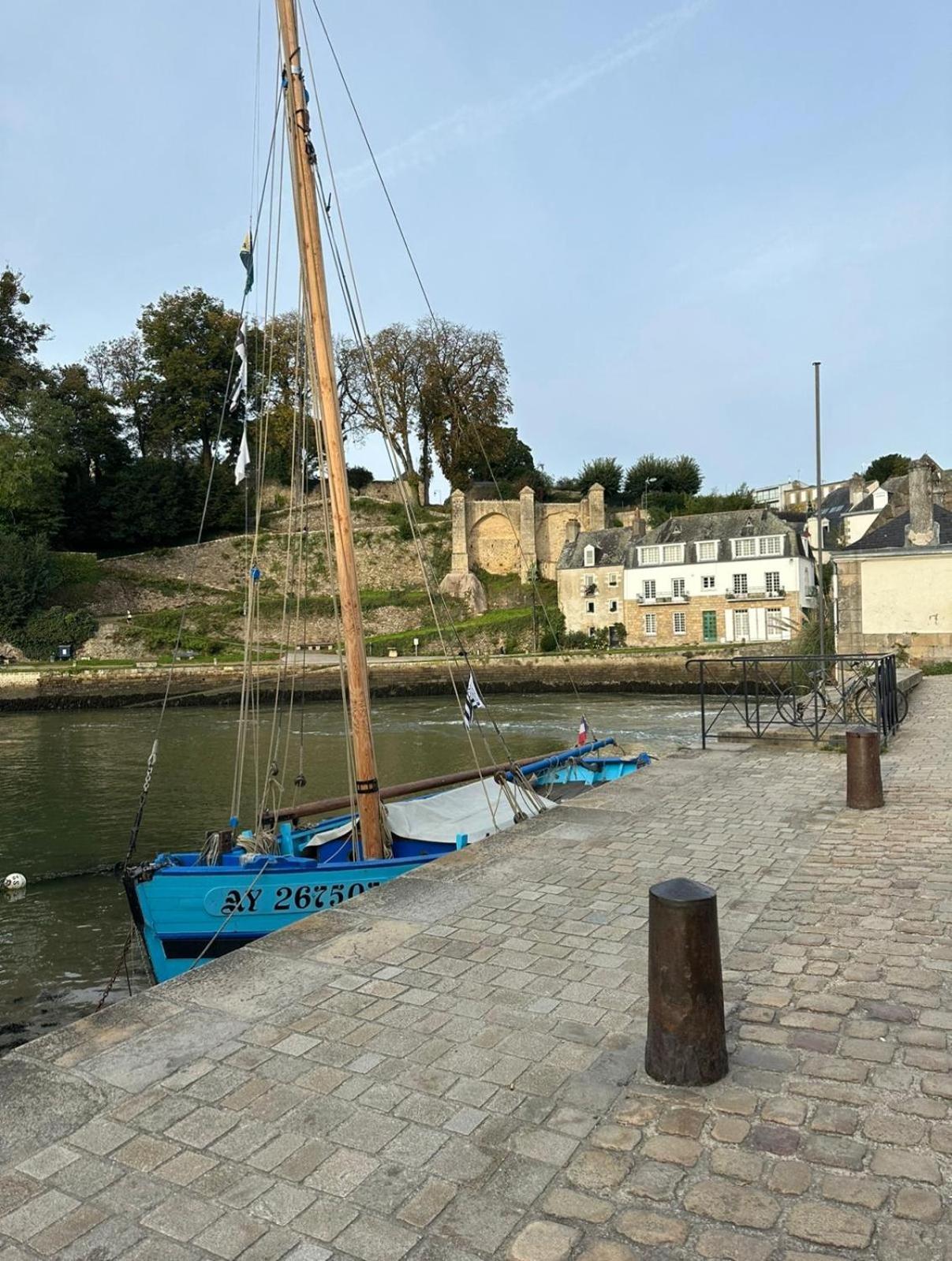 Exceptionnel Tres Beau T2 Sur Le Port De St Goustan- Vue Sur Le Port! Appartement Auray Buitenkant foto